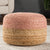 Saba Saa12 Oliana Light Pink/Beige Pouf - Baconco