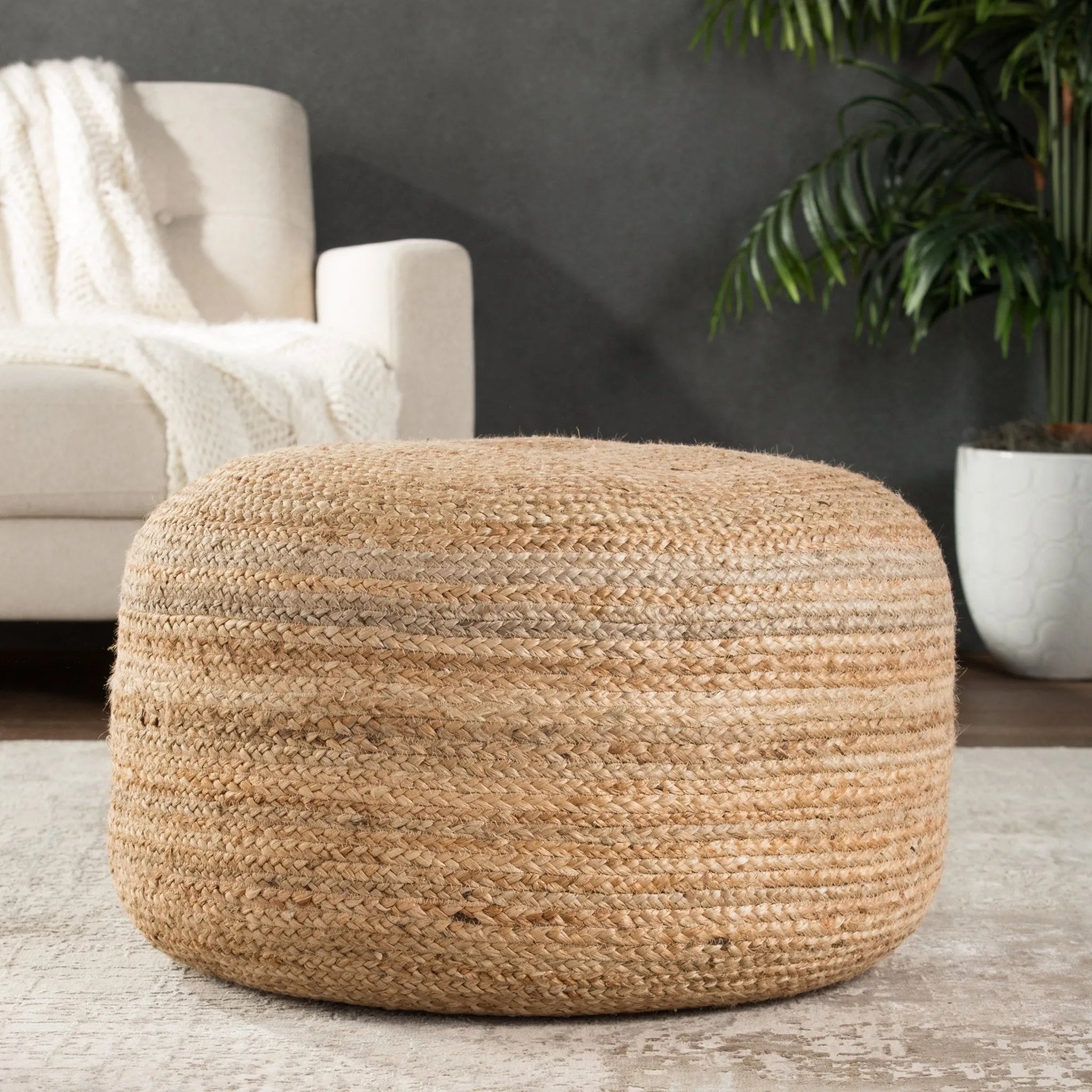 Saba Saa14 Mesa Natural Pouf - Baconco