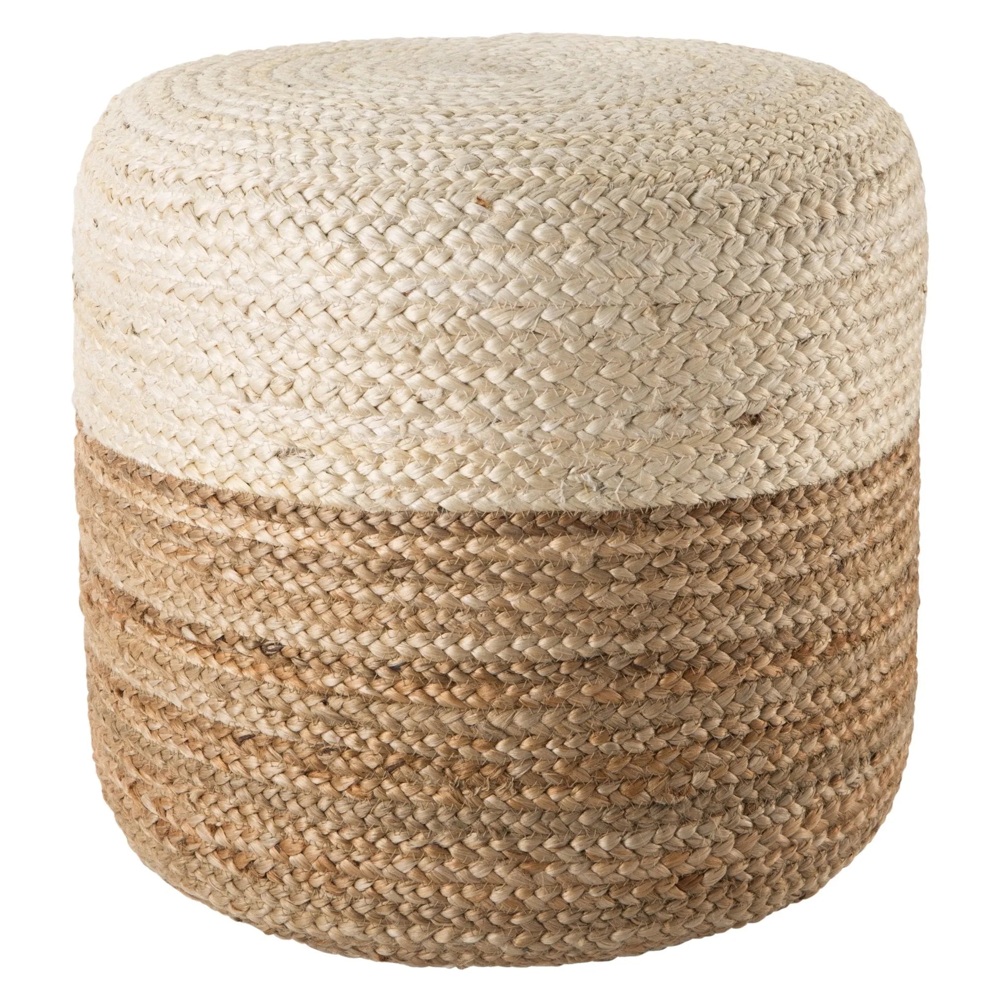 Saba Saa19 Oliana White/Beige Pouf - Baconco