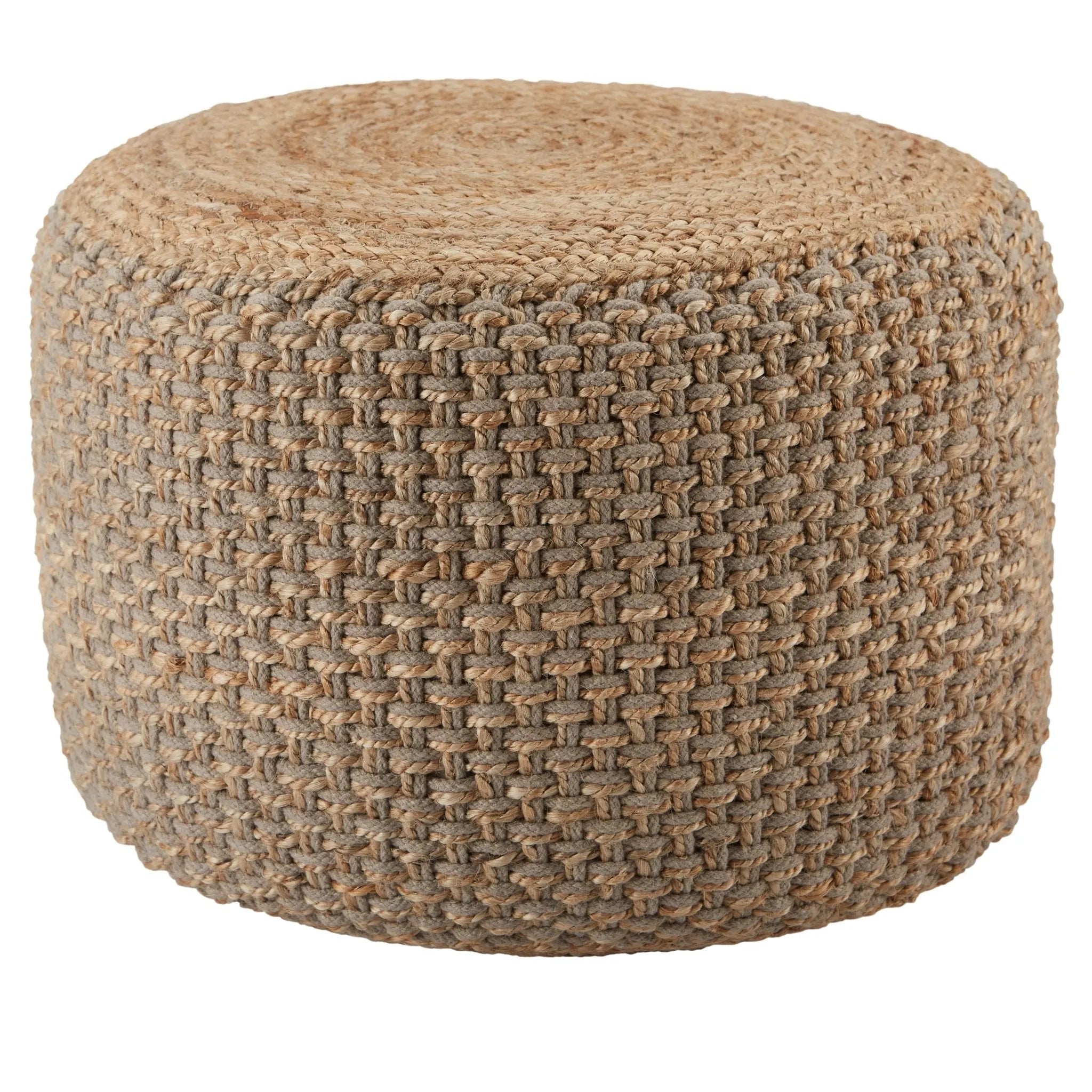 Saba Saa20 Kealani Gray/Beige Pouf - Baconco