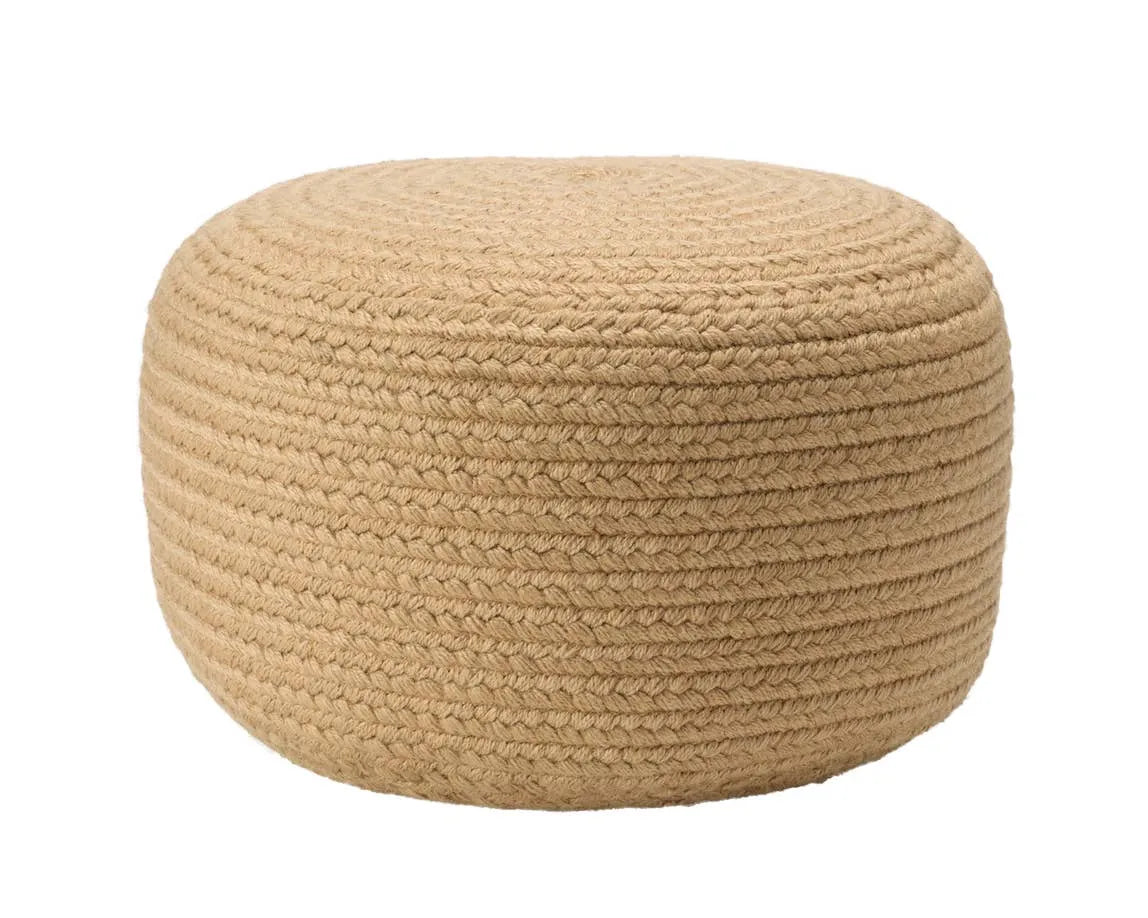 Saba Solar SAS01 Beige Pouf - Baconco