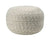 Saba Solar SAS08 Grey/Cream Pouf - Baconco