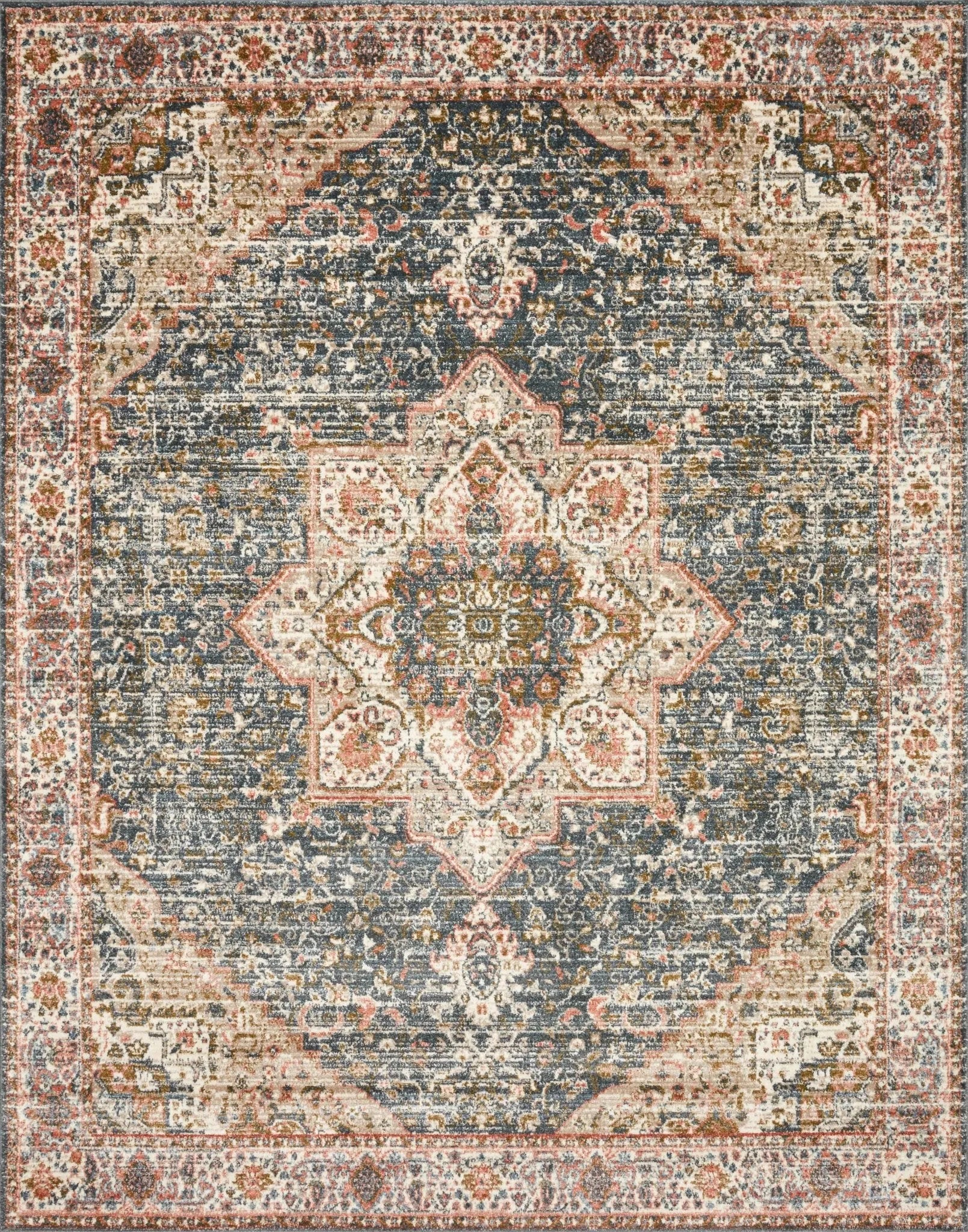 Saban Sab-01 Blue/Multi Rug - Baconco