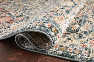 Saban Sab-02 Blue/Spice Rug - Baconco