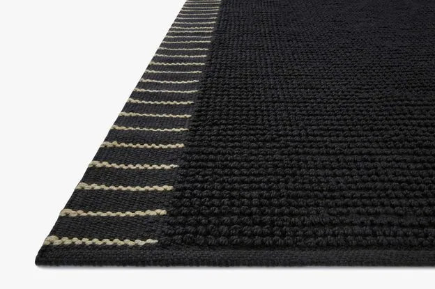 Sadie SAD-01 Black Rug - Baconco