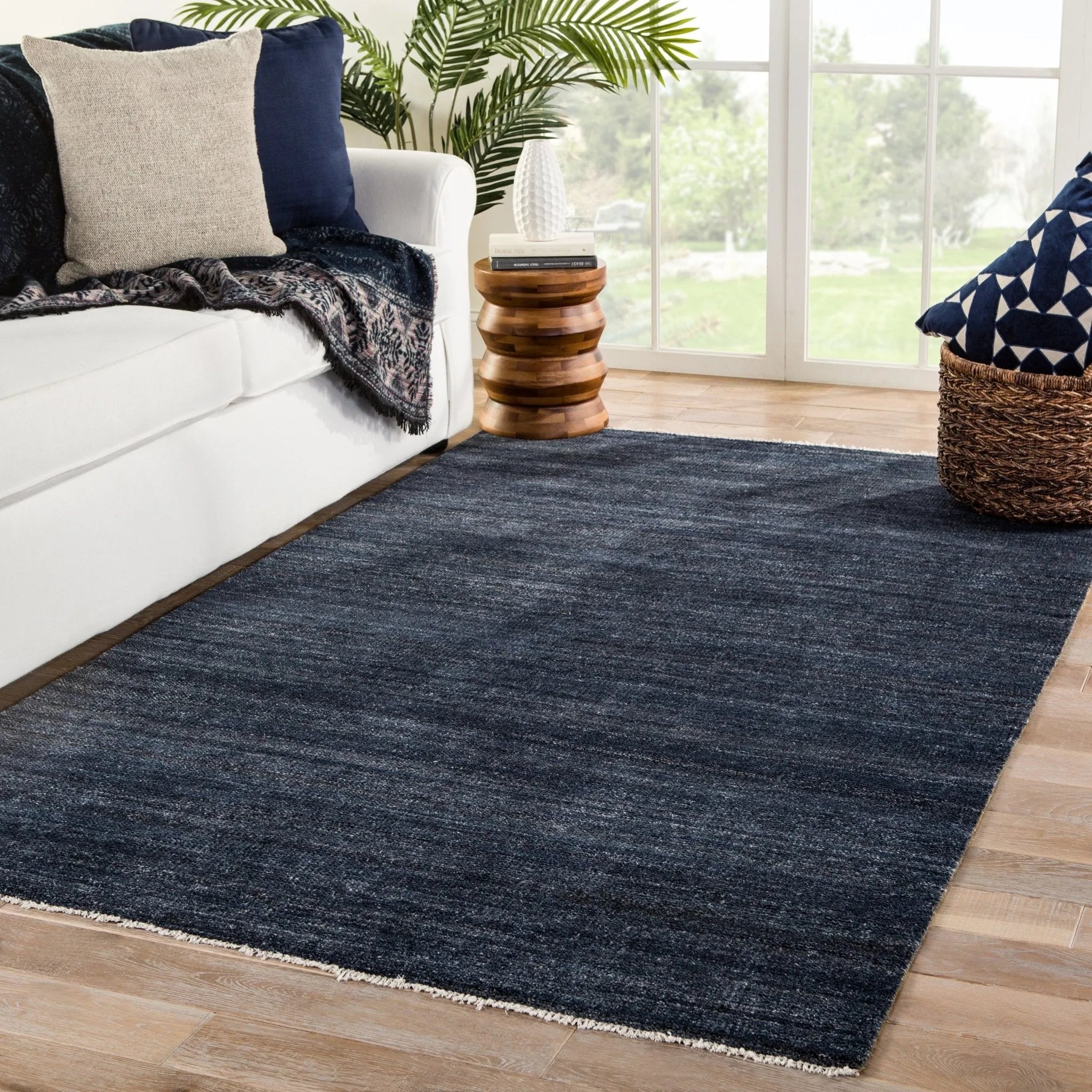 Saga SAG01 Origin Dark Blue Rug - Baconco