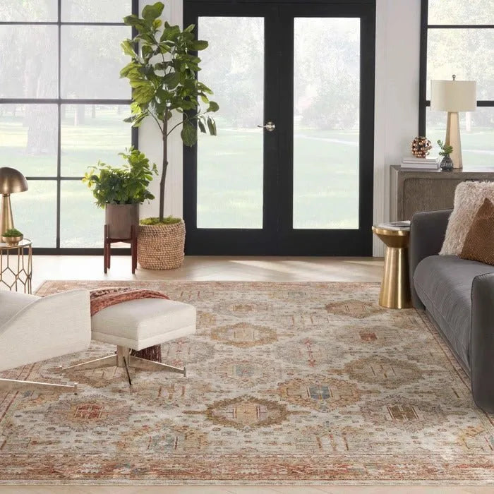 Sahar SHR01 Ivory/Multi Rug - Baconco