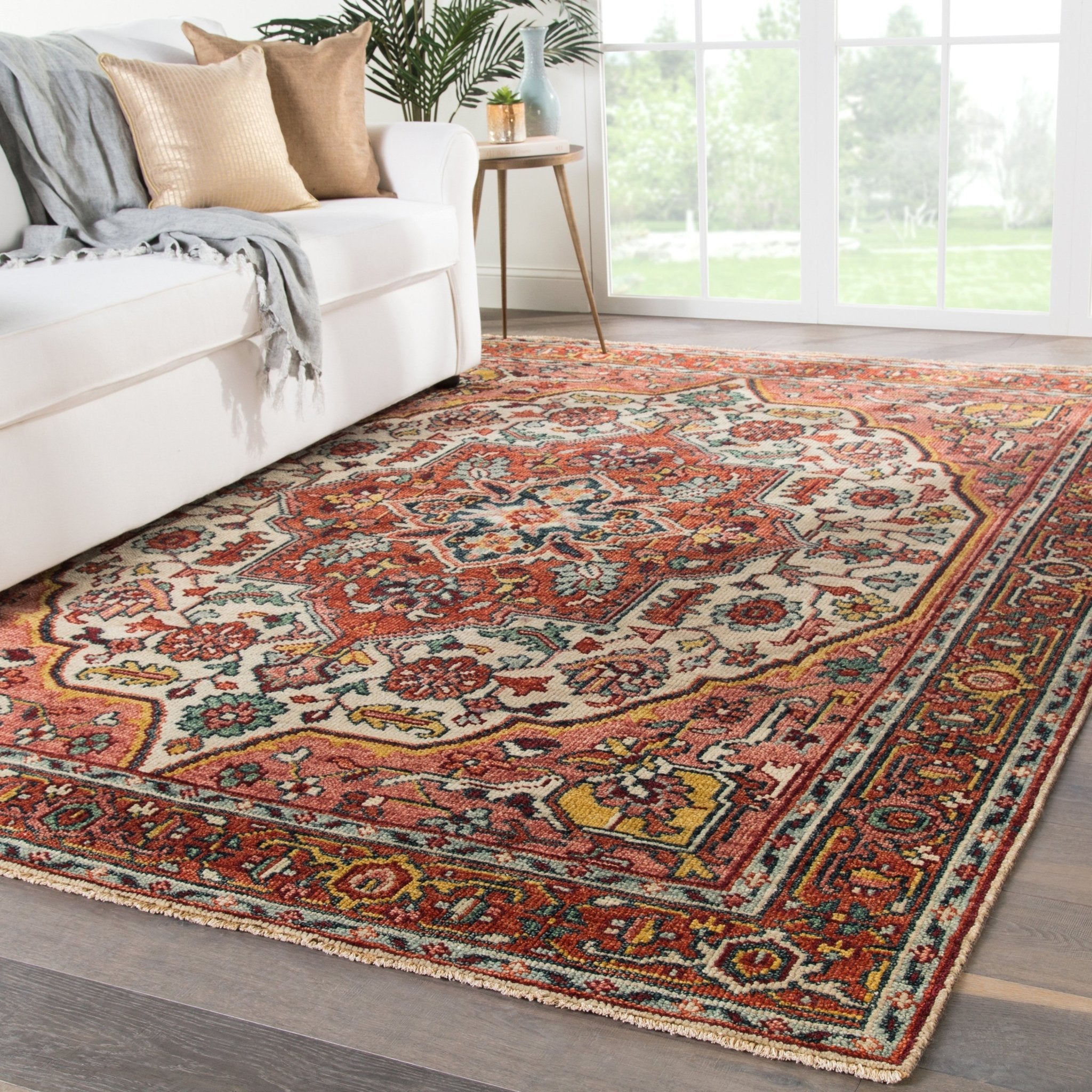 Salinas SLN04 Tavola Chutney/Oatmeal Rug - Baconco