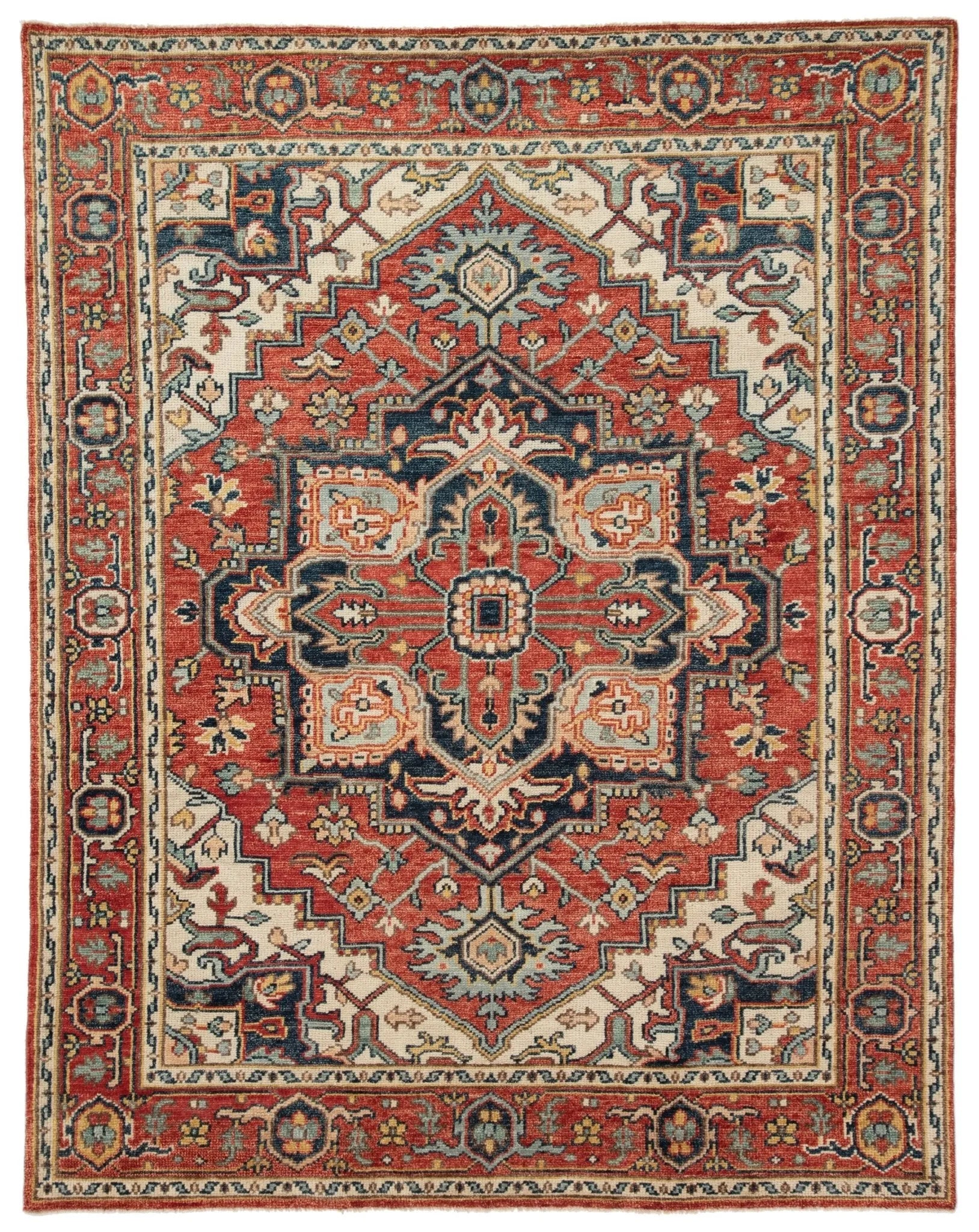 Salinas SLN05 Willa Oatmeal/Cinnabar Rug - Baconco