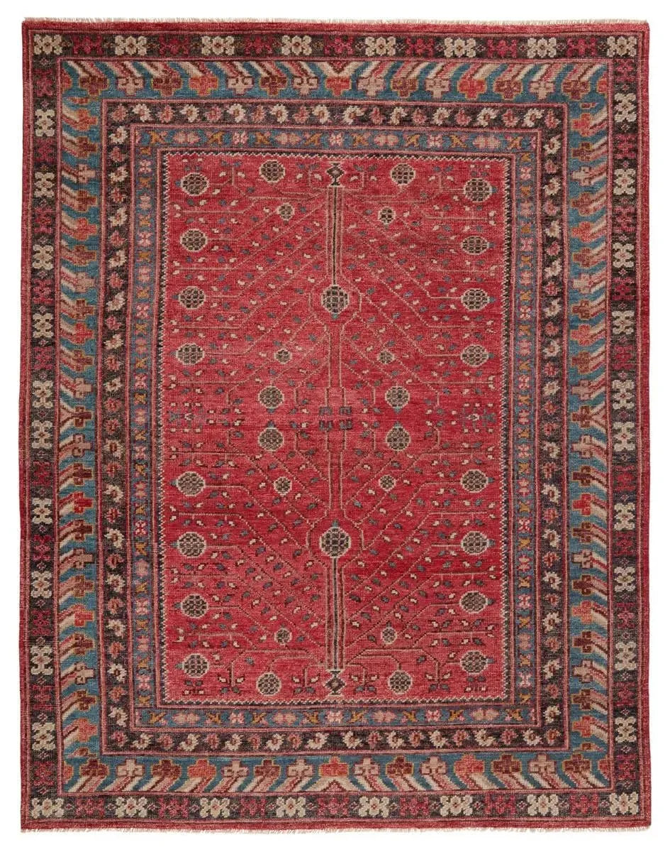 Salinas SLN13 Red/Blue Rug - Baconco