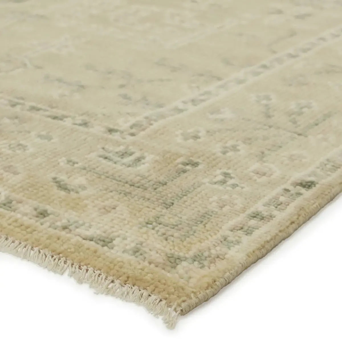 Salinas SLN16 Green/Cream Rug - Baconco