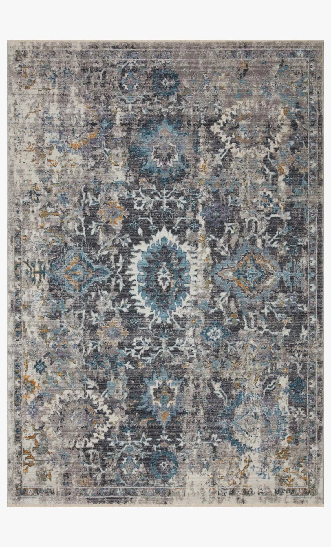 Samra Sam-02 Grey/Multi Rug - Baconco