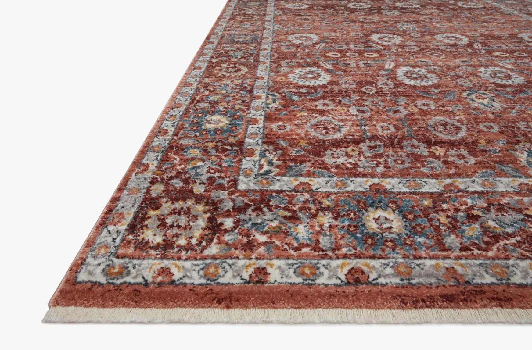 Samra Sam-07 Brick/Multi Rug - Baconco