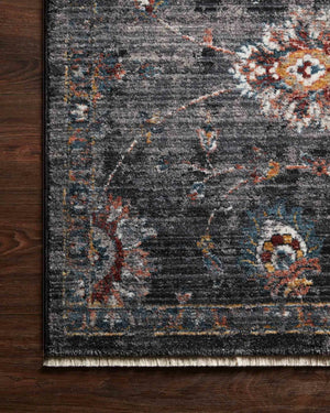 Samra Sam-08 Charcoal/Multi Rug - Baconco