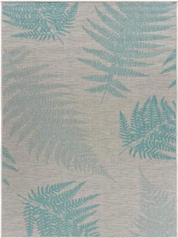 Sanibel Lr81649 Teal/Cream Rug - Baconco