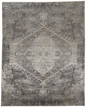 Sarrant 3963F Gray/Silver Rug - Baconco