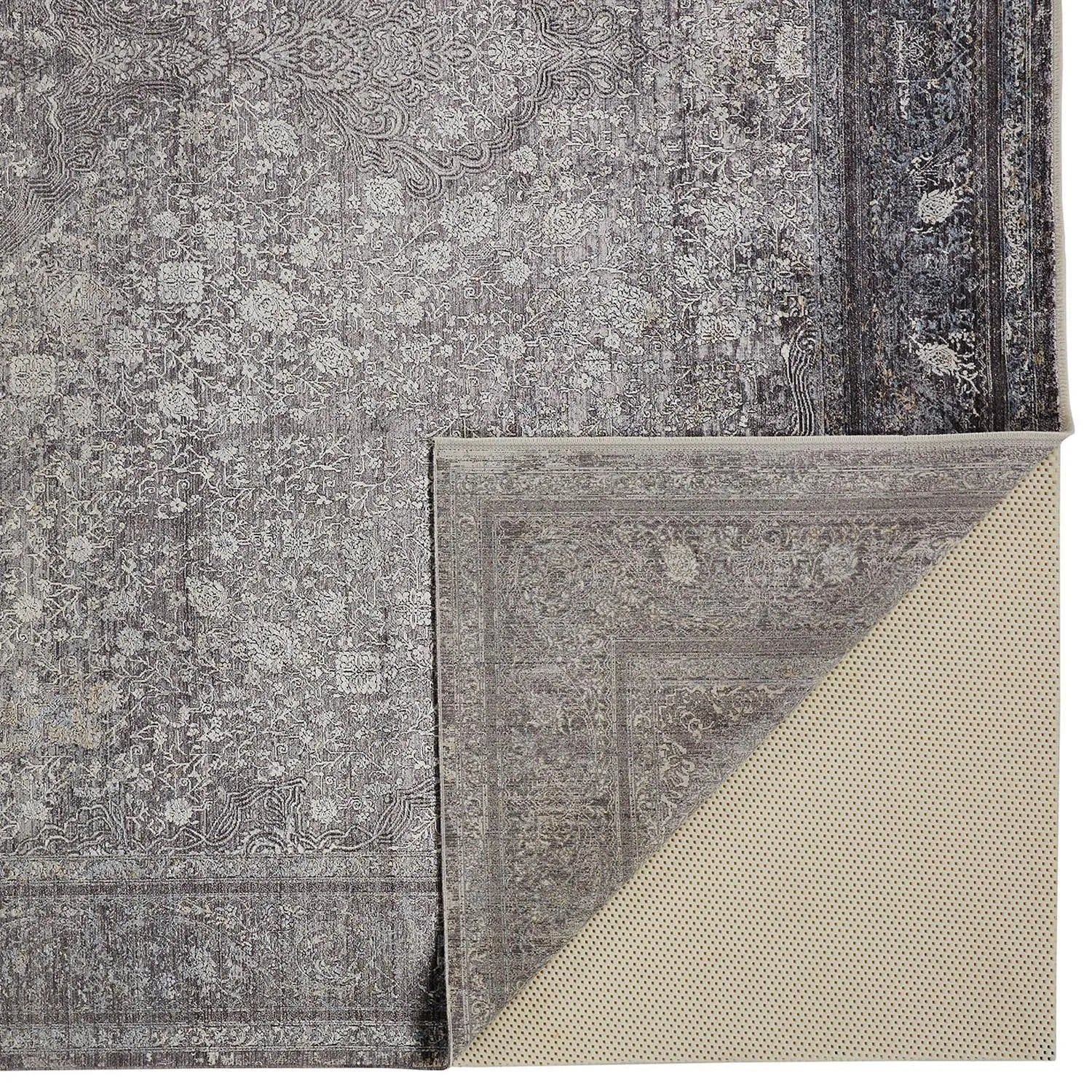 Sarrant 3967F Gray/Silver Rug - Baconco