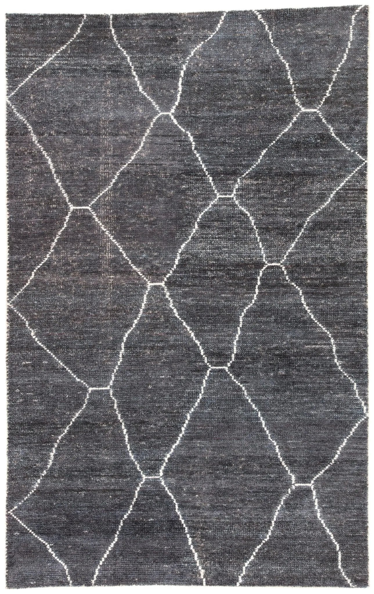 Satellite Sat05 Carmine Dark Gray/Blue Rug - Baconco