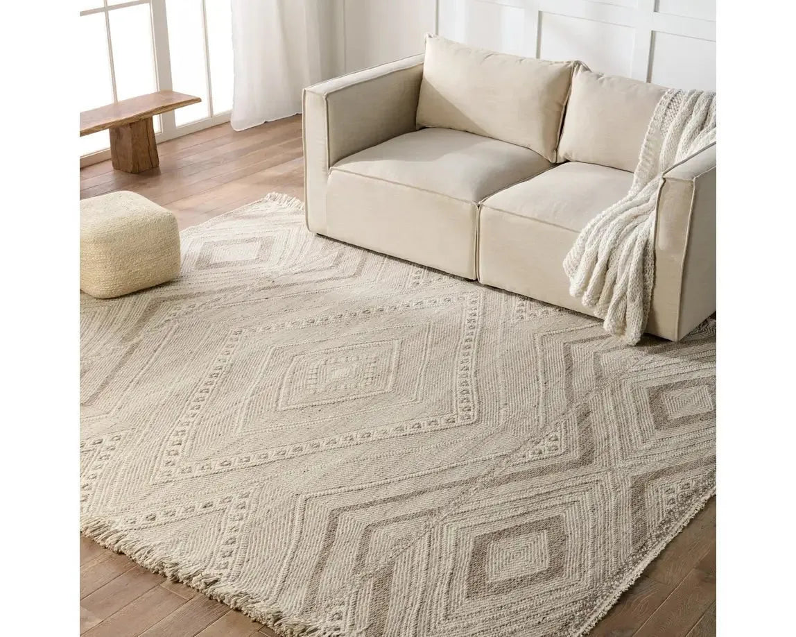 Satori STR01 Light Brown/Cream Rug - Baconco