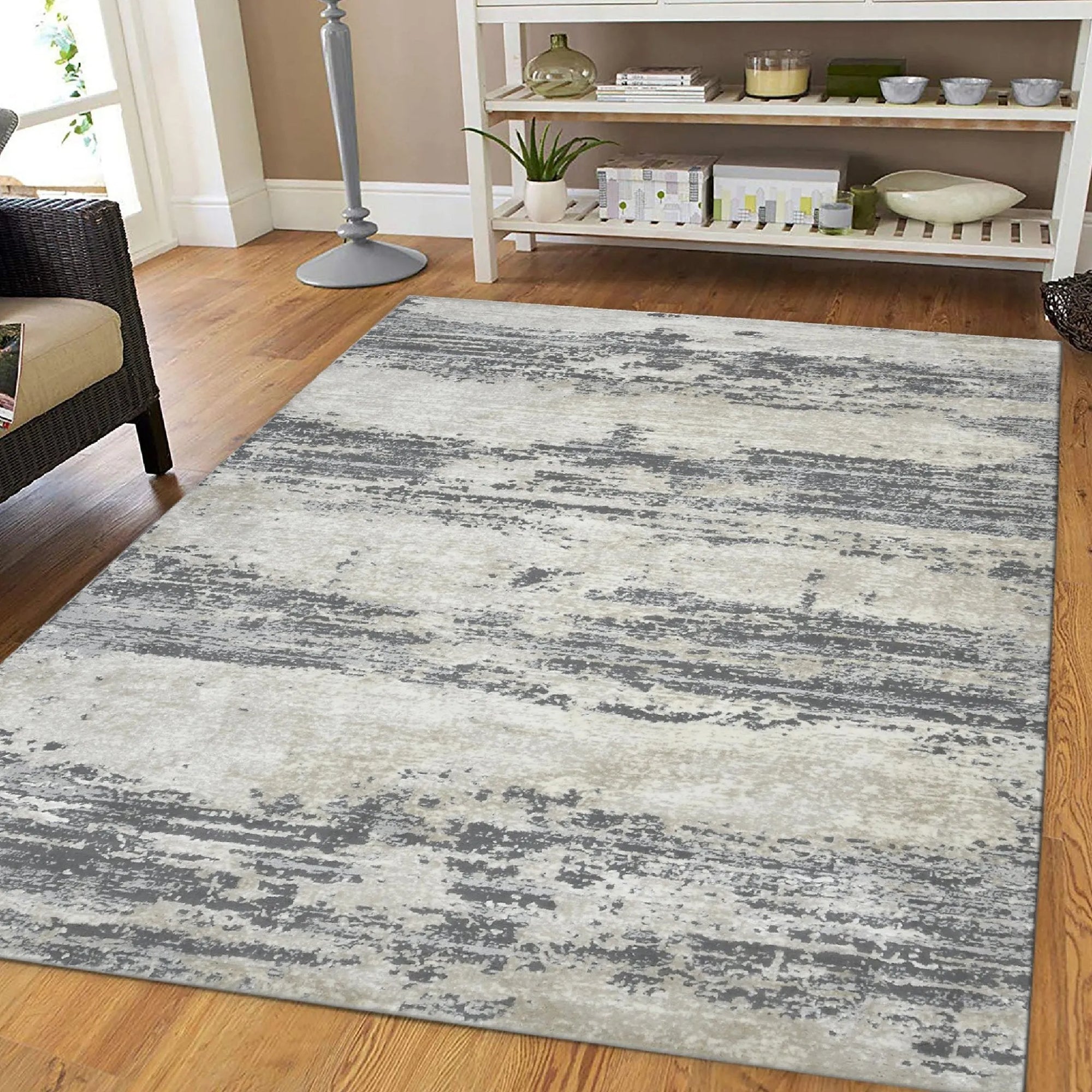 Savannah SAV-5 Grey/Blue Rug - Baconco