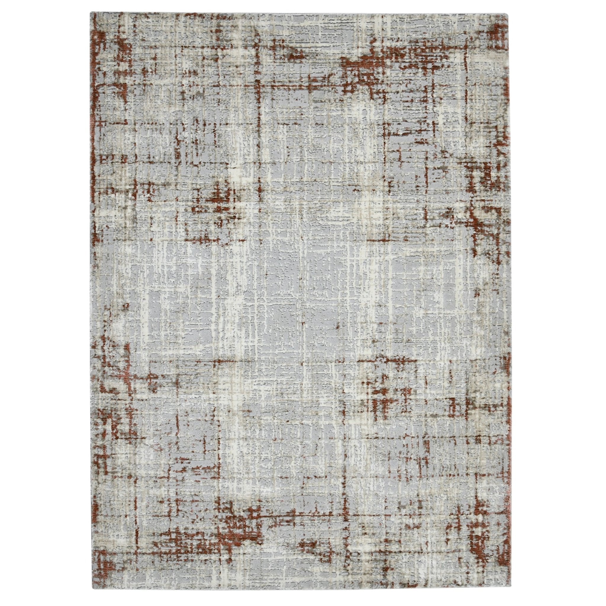 Savannah SAV-6 Grey/Red Rug - Baconco