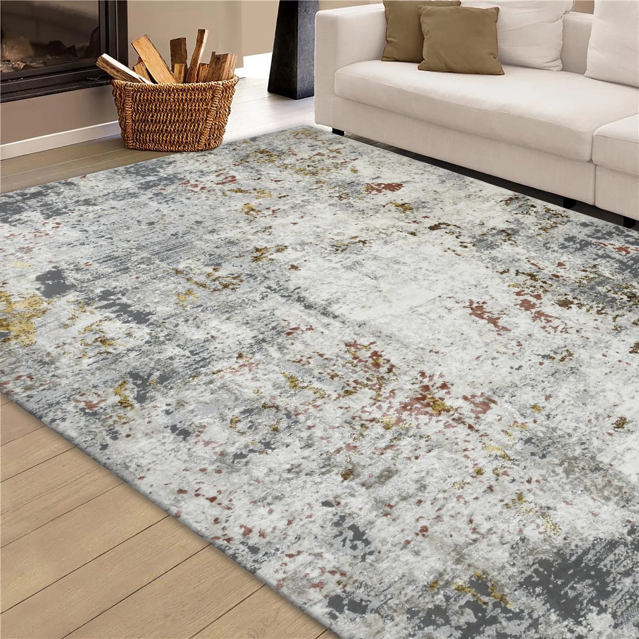 Savannah SAV-7 Ivory/Grey Rug - Baconco