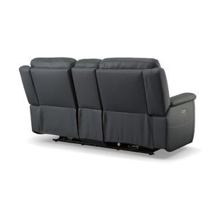 Sawyer Power Reclining Loveseat with Console and Power Headrests and Lumbar - Baconco