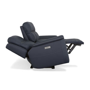 Sawyer Power Reclining Loveseat with Console and Power Headrests and Lumbar - Baconco