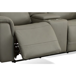 Sawyer Power Reclining Loveseat with Console and Power Headrests and Lumbar - Baconco