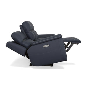 Sawyer Power Reclining Loveseat with Console and Power Headrests and Lumbar - Baconco