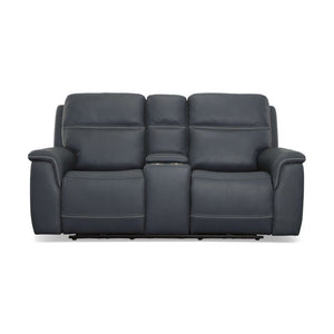 Sawyer Power Reclining Loveseat with Console and Power Headrests and Lumbar - Baconco