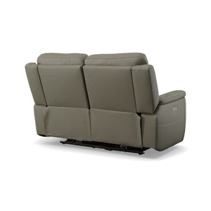 Sawyer Power Reclining Loveseat with Power Headrests and Lumbar - Baconco