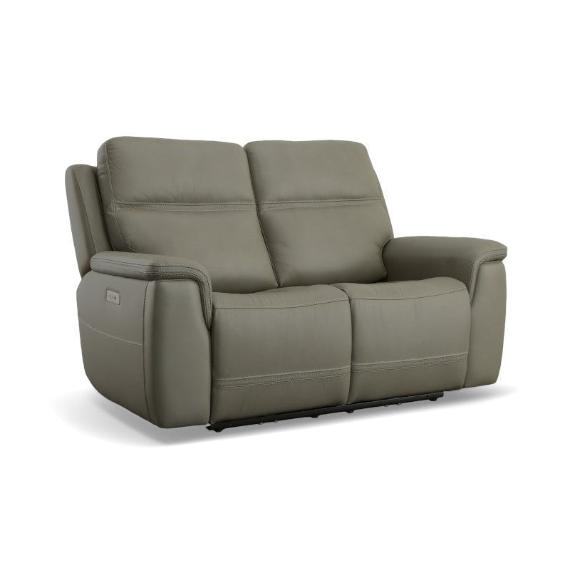 Sawyer Power Reclining Loveseat with Power Headrests and Lumbar - Baconco