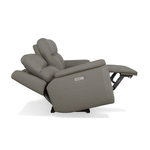 Sawyer Power Reclining Sofa with Power Headrests and Lumbar - Baconco