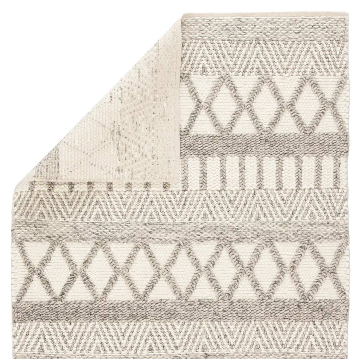 Scandinavia Dula SCD21 Sandhurst Gray / White Rug - Baconco