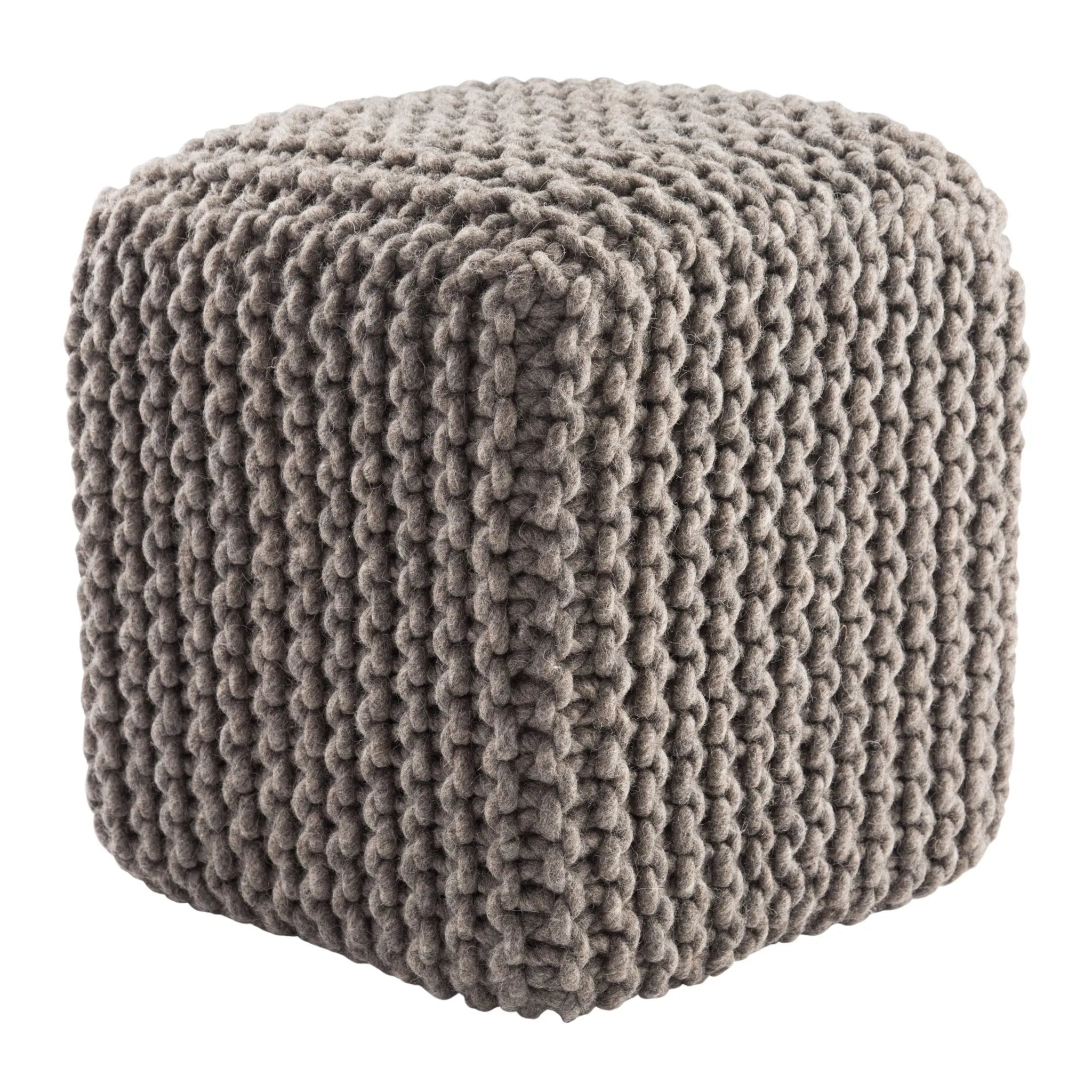 Scandinavia Pouf Scp17 Nata Gray Pouf - Baconco