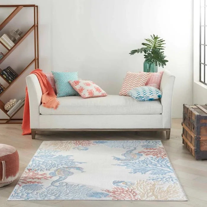 Seaside SDS03 Ivory/Multi Rug - Baconco