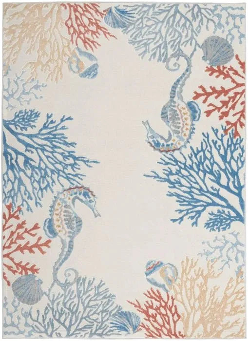 Seaside SDS03 Ivory/Multi Rug - Baconco