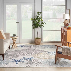 Seaside SDS04 Ivory/Grey Rug - Baconco