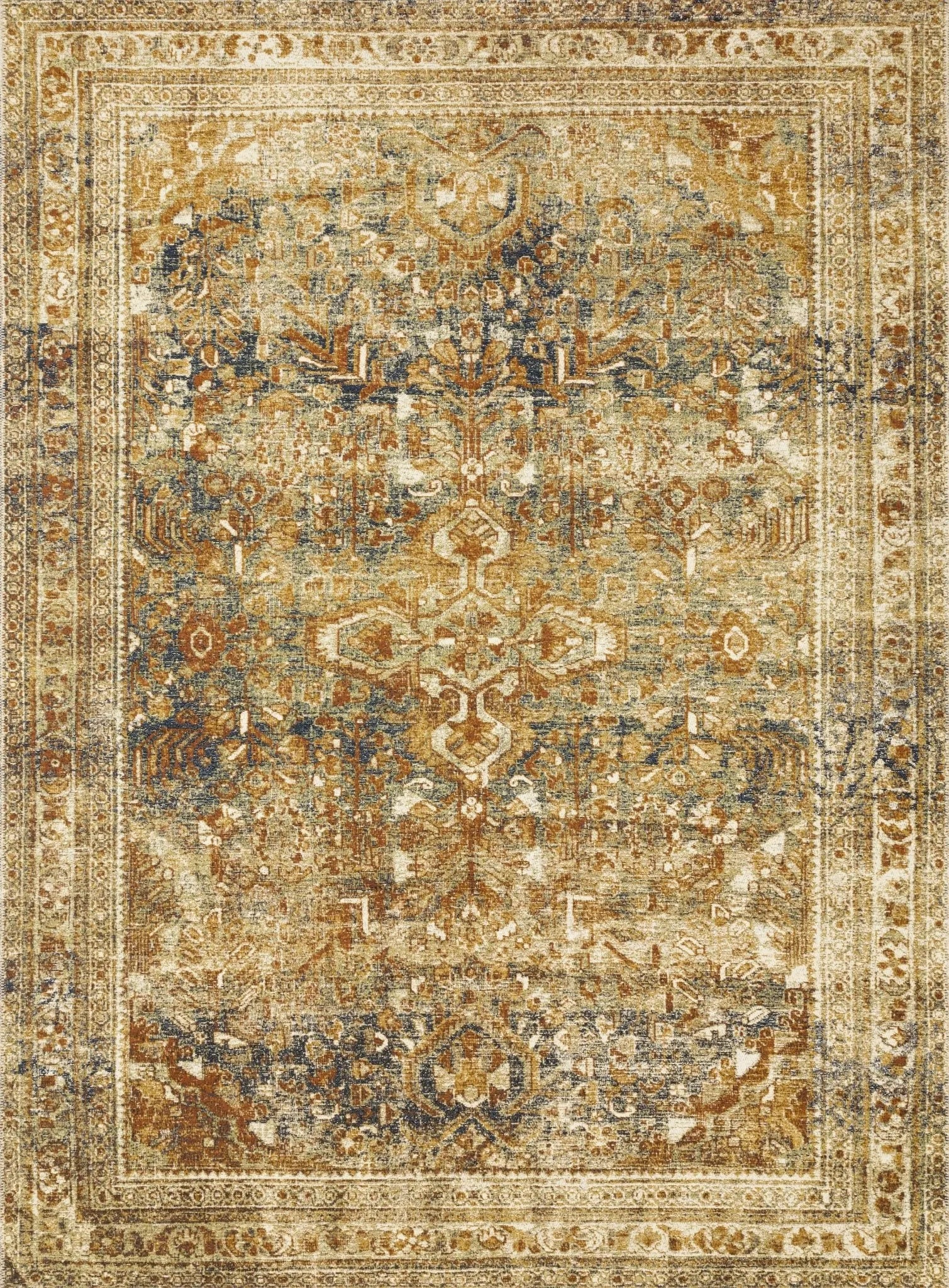 Sebastian SEB-04 Lagoon / Spice Rug - Baconco