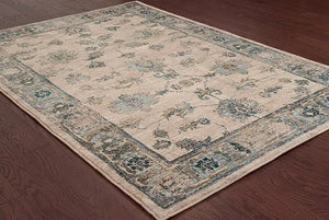 Sedona 5171C Ivory / Blue Rug - Baconco