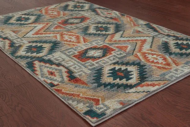 Sedona 5937D Blue / Multi Rug - Baconco