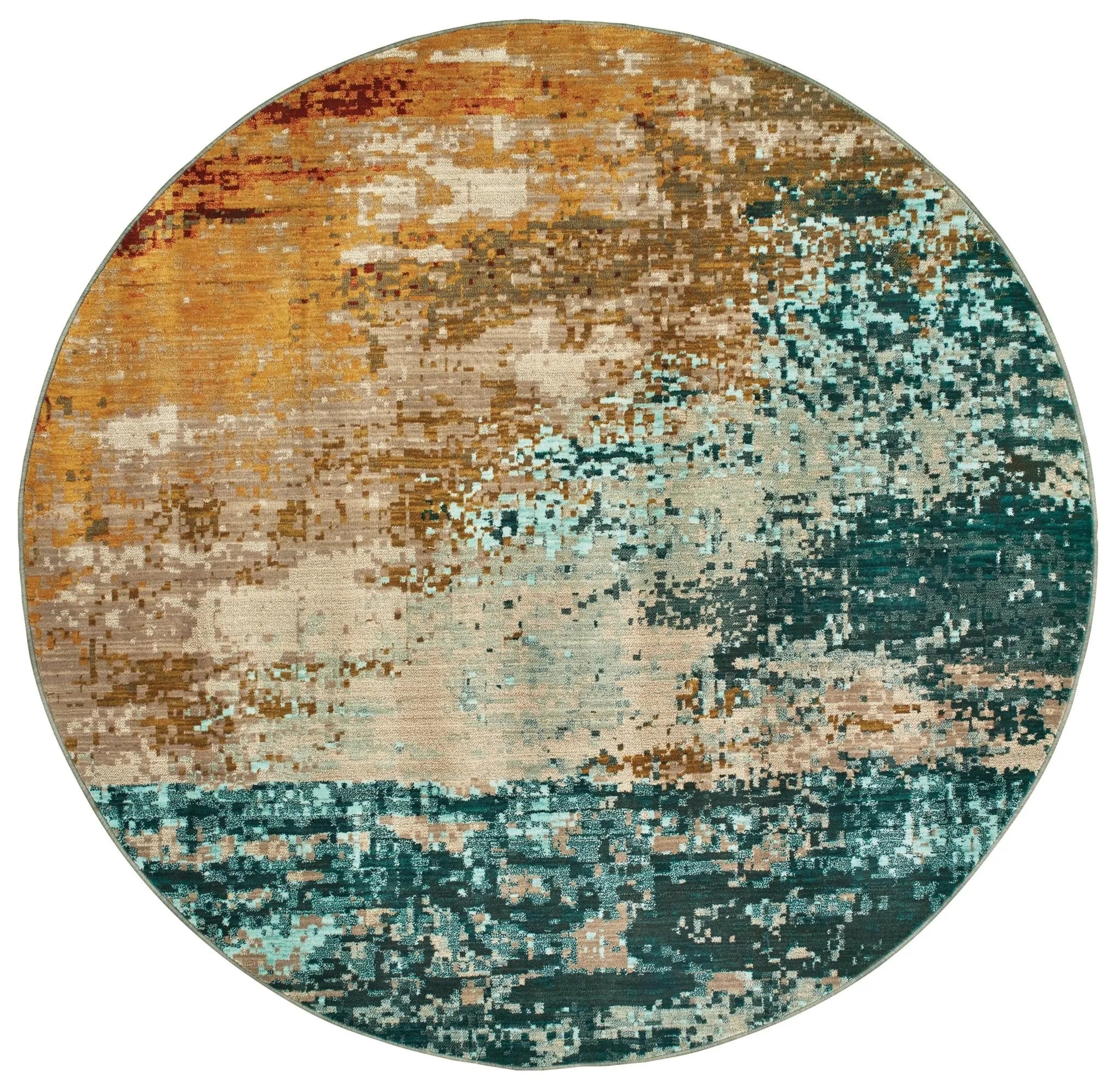 Sedona 6365A Blue / Red Rug - Baconco