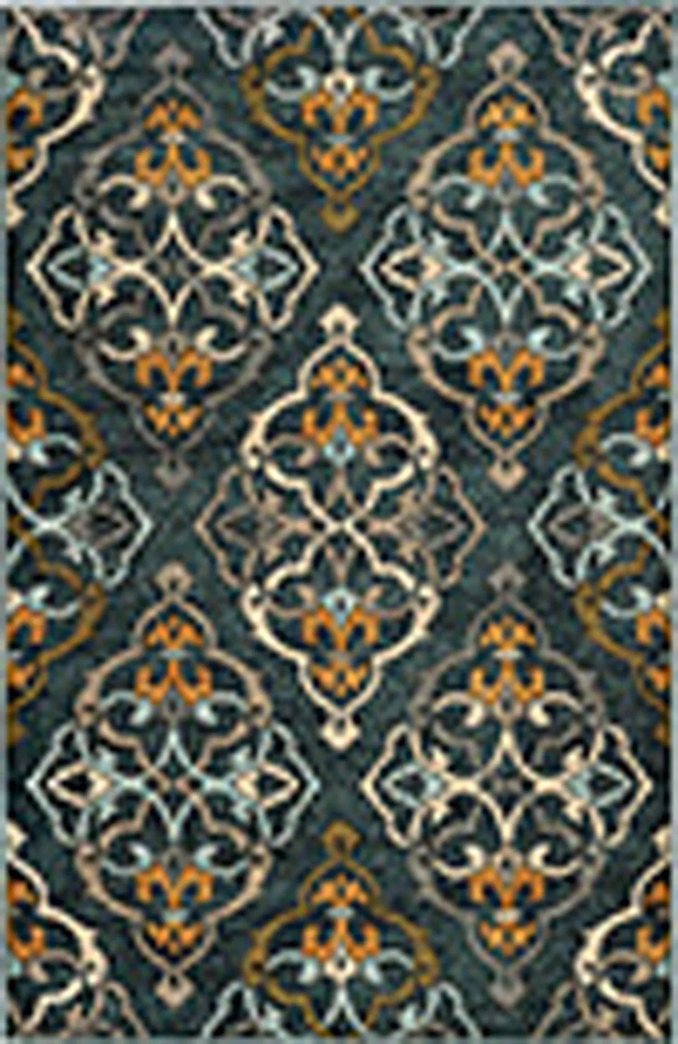 Sedona 6368B Blue / Gold Rug - Baconco