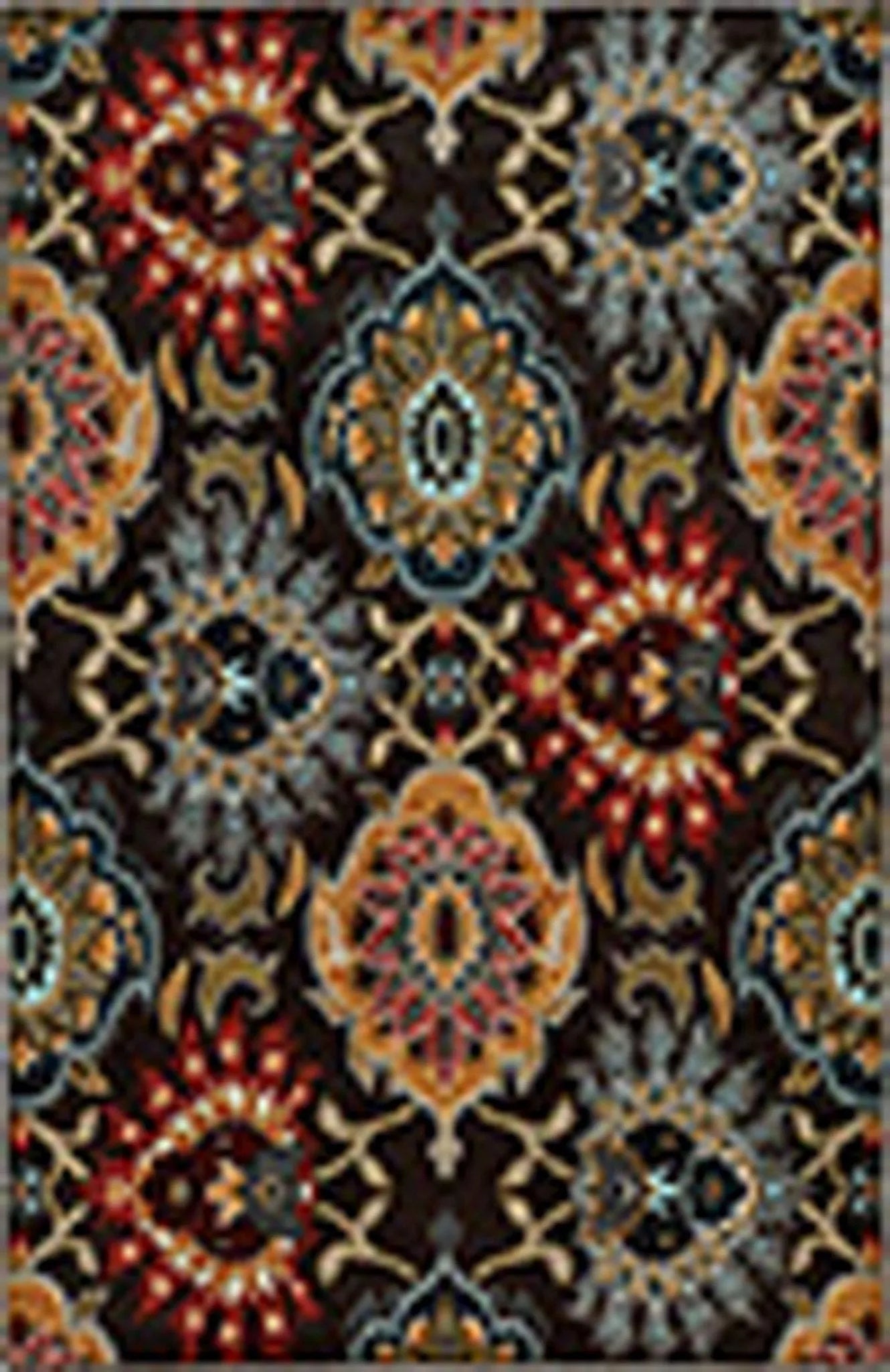 Sedona 6369D Charcoal / Multi Rug - Baconco