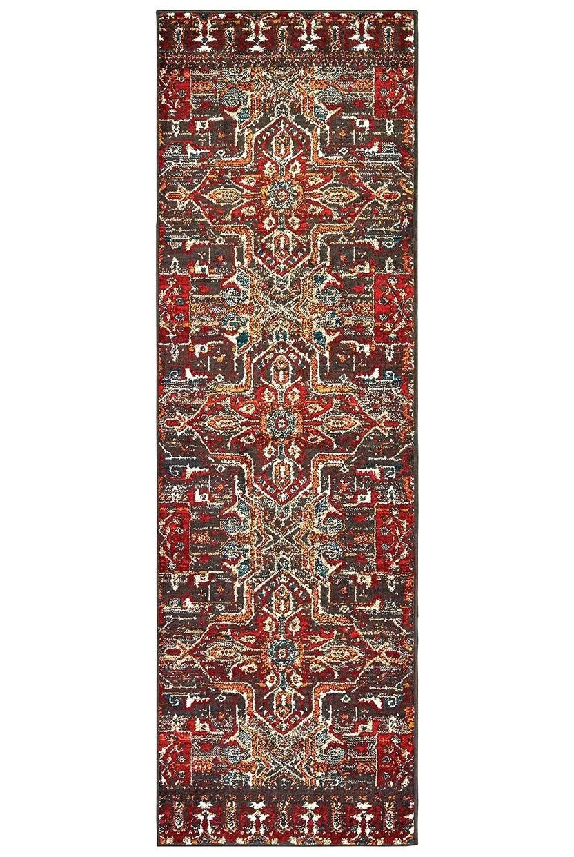 Sedona 9575A Red Orange Rug - Baconco