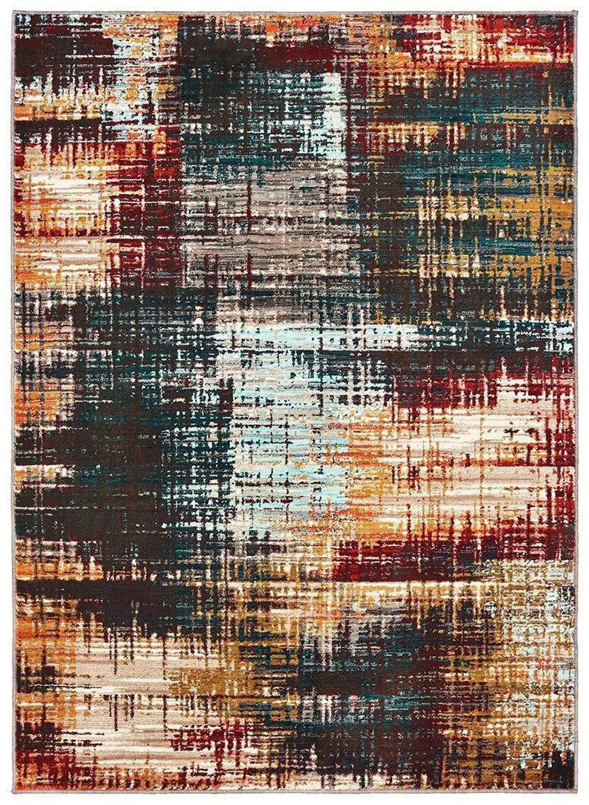 Sedona 9584A Blue Gold Rug - Baconco