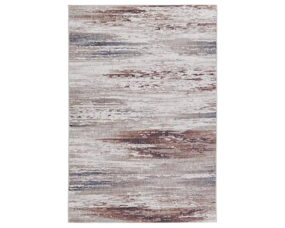 Seismic SEI02 Grey/Reddish Tan Rug - Baconco