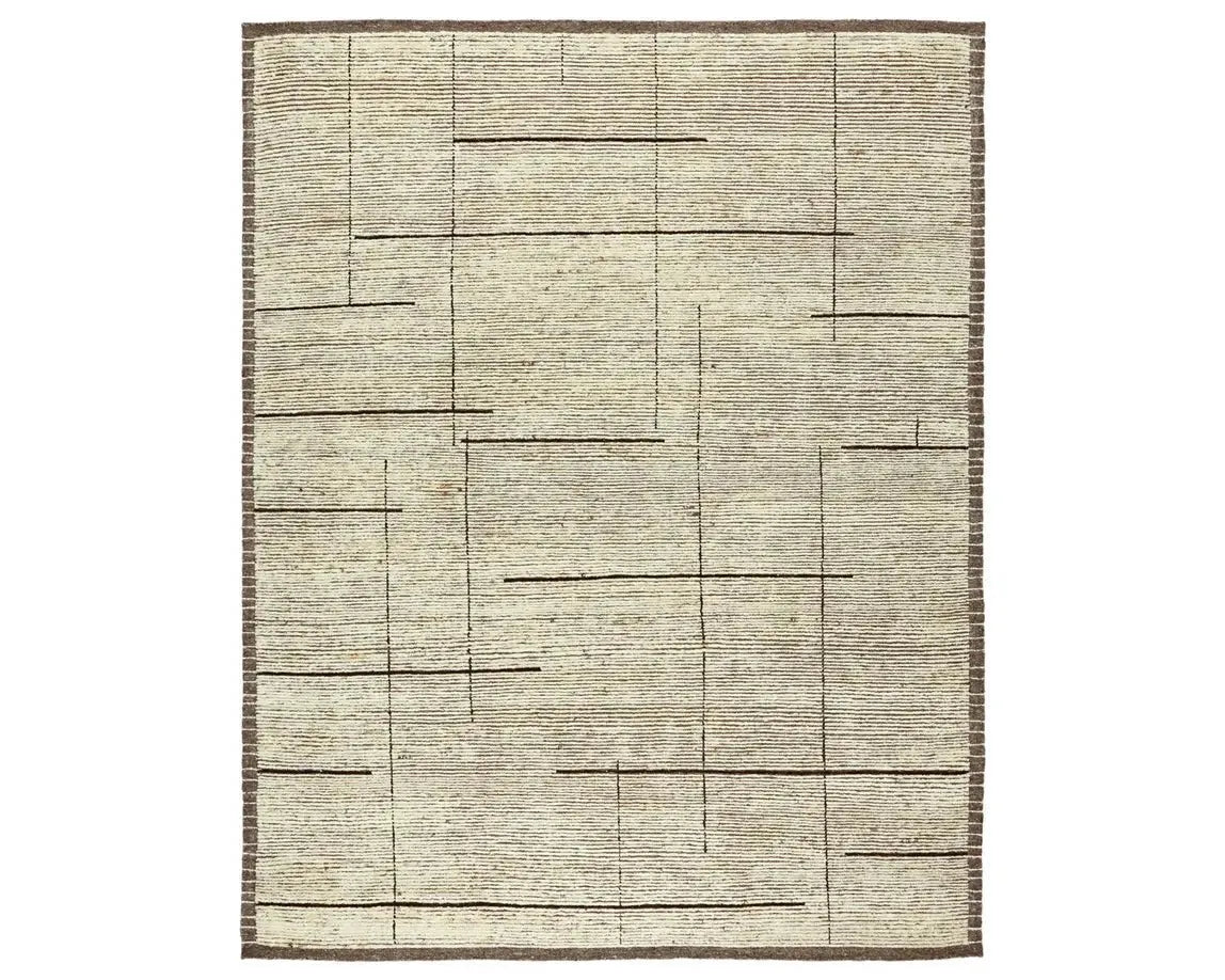 Seora SEO01 Brown/Grey Rug - Baconco