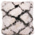 Shag 07753WLT White/Black Lattice Pillow - Baconco